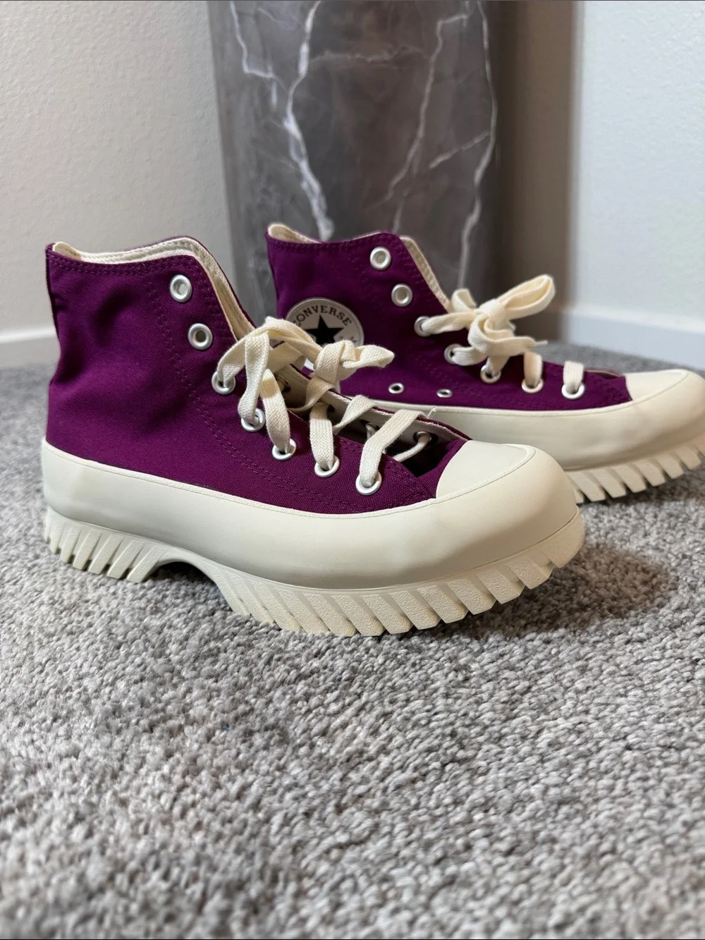 converse ctas lugged 2.0 hi mystic orchid black egret m4.5/W6.5 - Picture 7 of 12